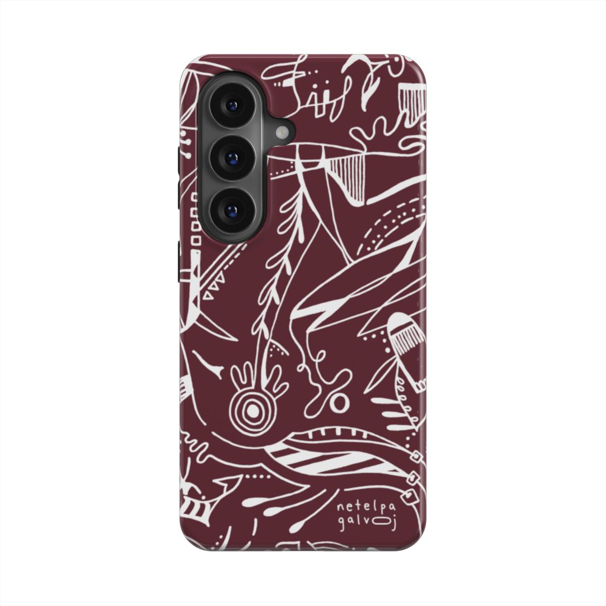 Telefono dėkliukas „Mintys“ –  Samsung Galaxy | Google Pixel | Magnetic | Vyšninė