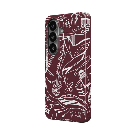 Telefono dėkliukas „Mintys“ –  Samsung Galaxy | Google Pixel | Magnetic | Vyšninė