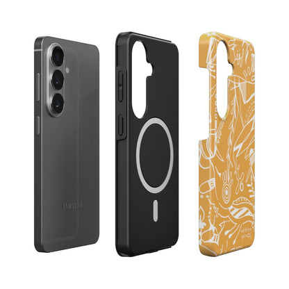 Telefono dėkliukas „Mintys“ –  Samsung Galaxy | Google Pixel | Magnetic | Garstyčių